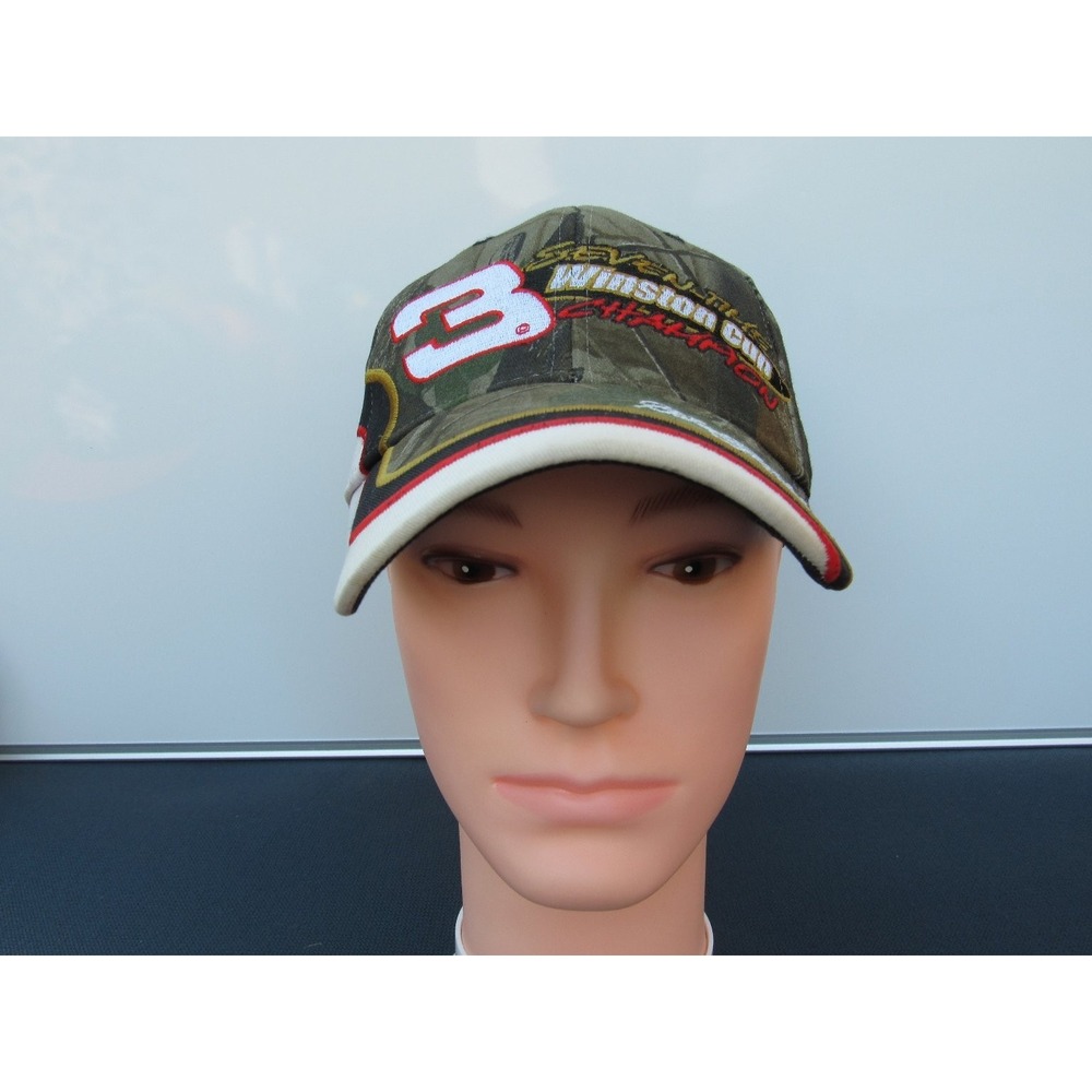 Dale Earnhardt Sr. NASCAR Chase Authentics 3 Camo Snapback Hat Men's OSFM